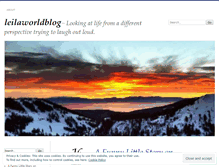 Tablet Screenshot of leilaworldblog.com